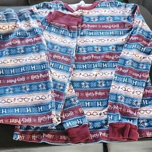 Harry Potter Pajama Set - Blue and Red